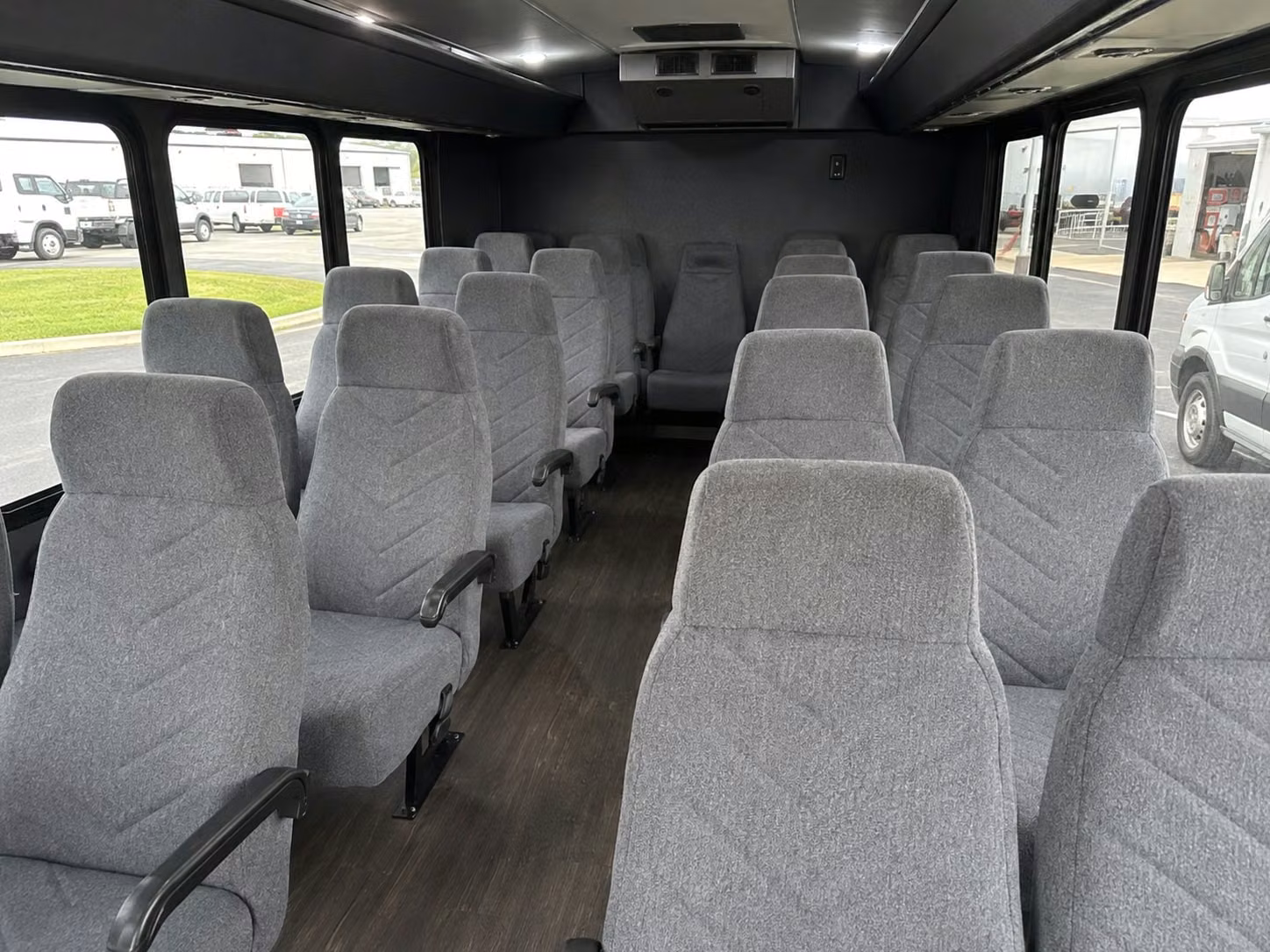 15 passenger minibus interior