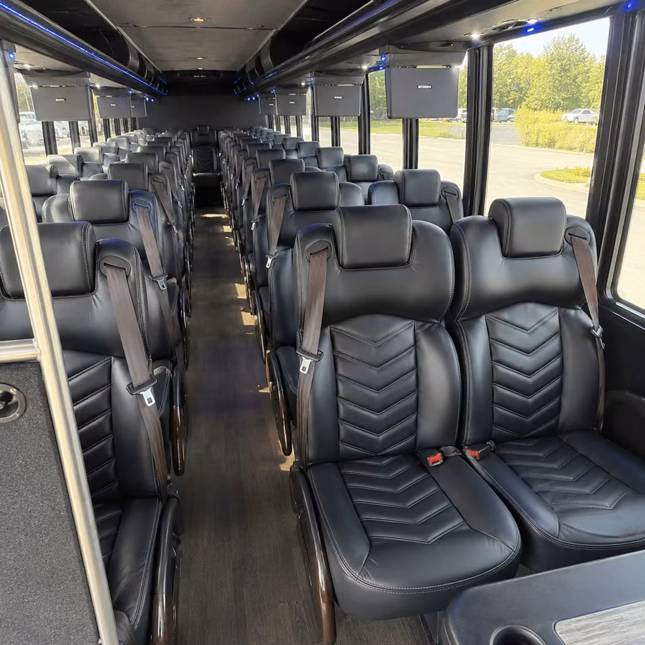 25 passenger minibus inside