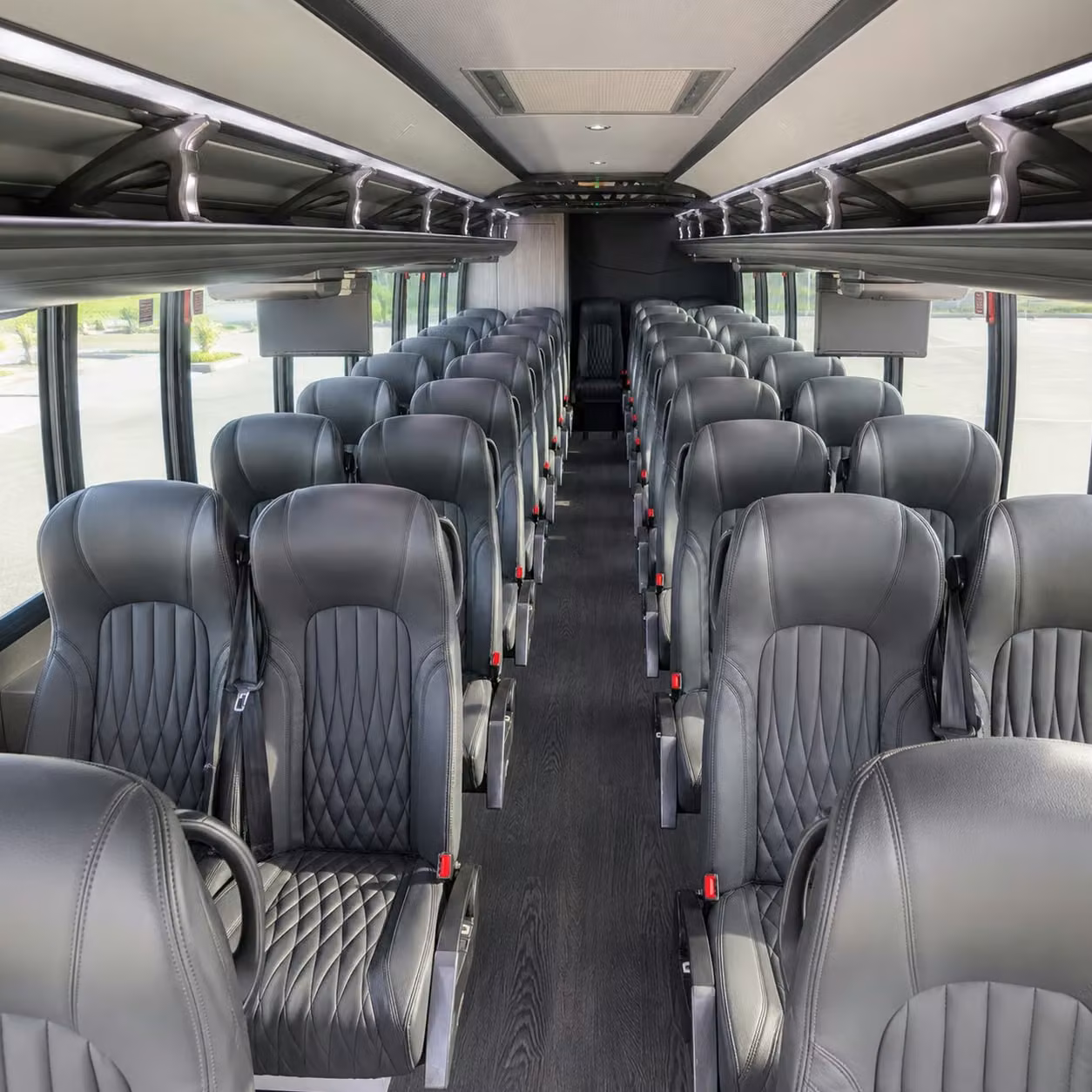 28 passenger minibus inside