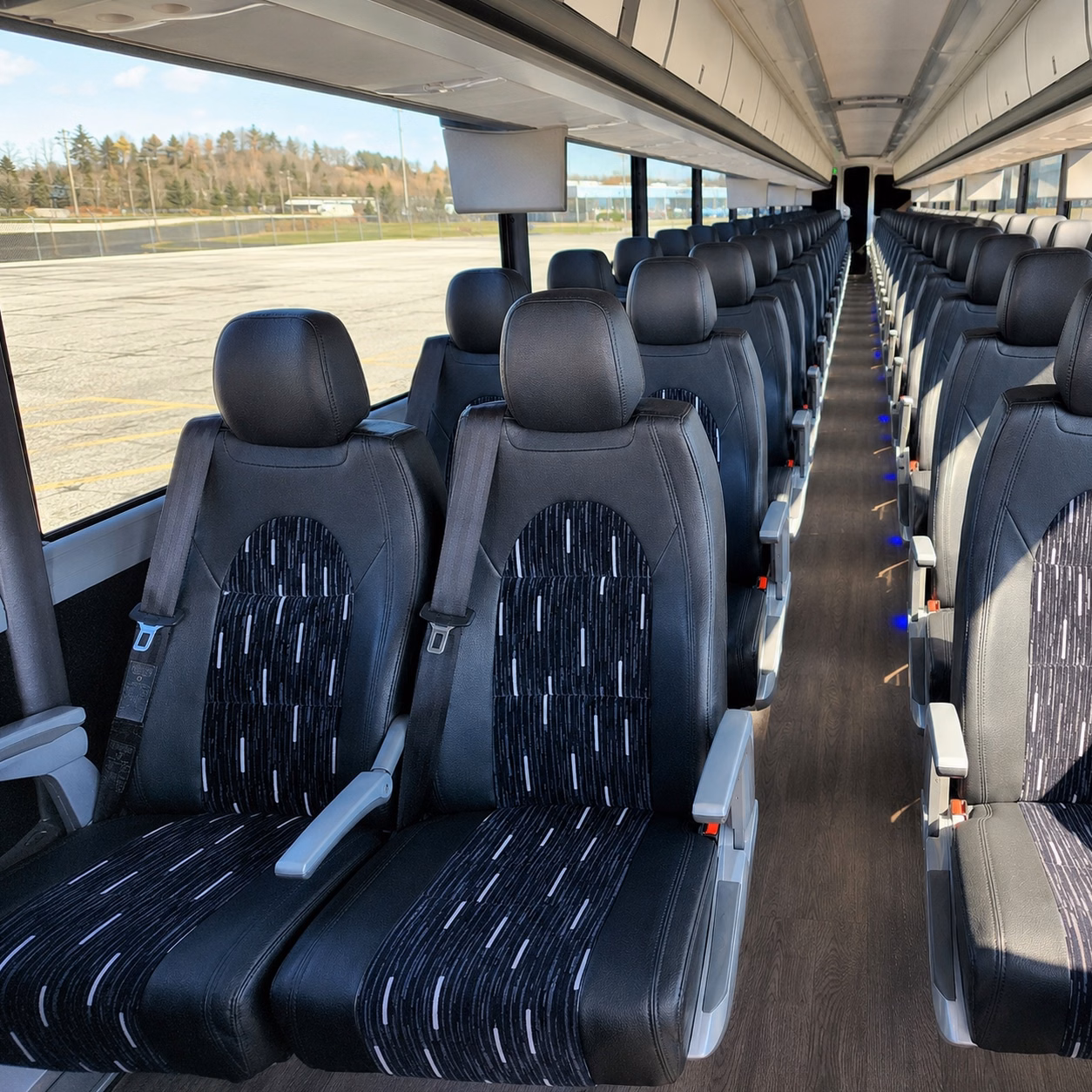 charter buses for corporate retreats team building events and off site meetings near parma