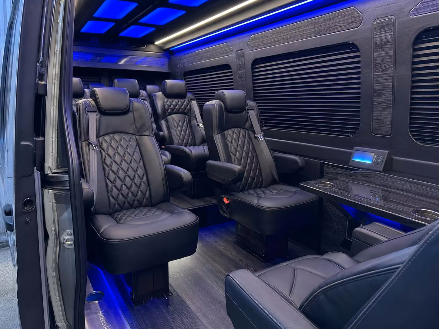 sprinter van transportation for groups and events across parma